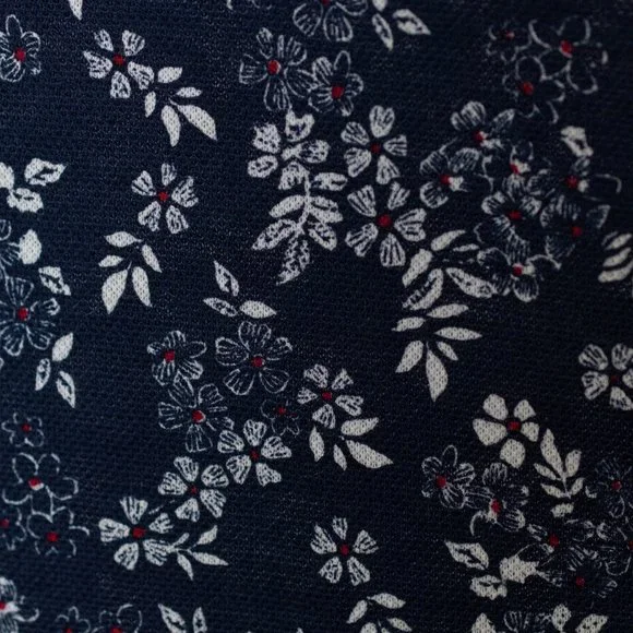 PAUL & SHARK Yachting Cotton Polo Shirt Blue with Floral Design, 2XL, Big & Tall - Picture 8 of 8